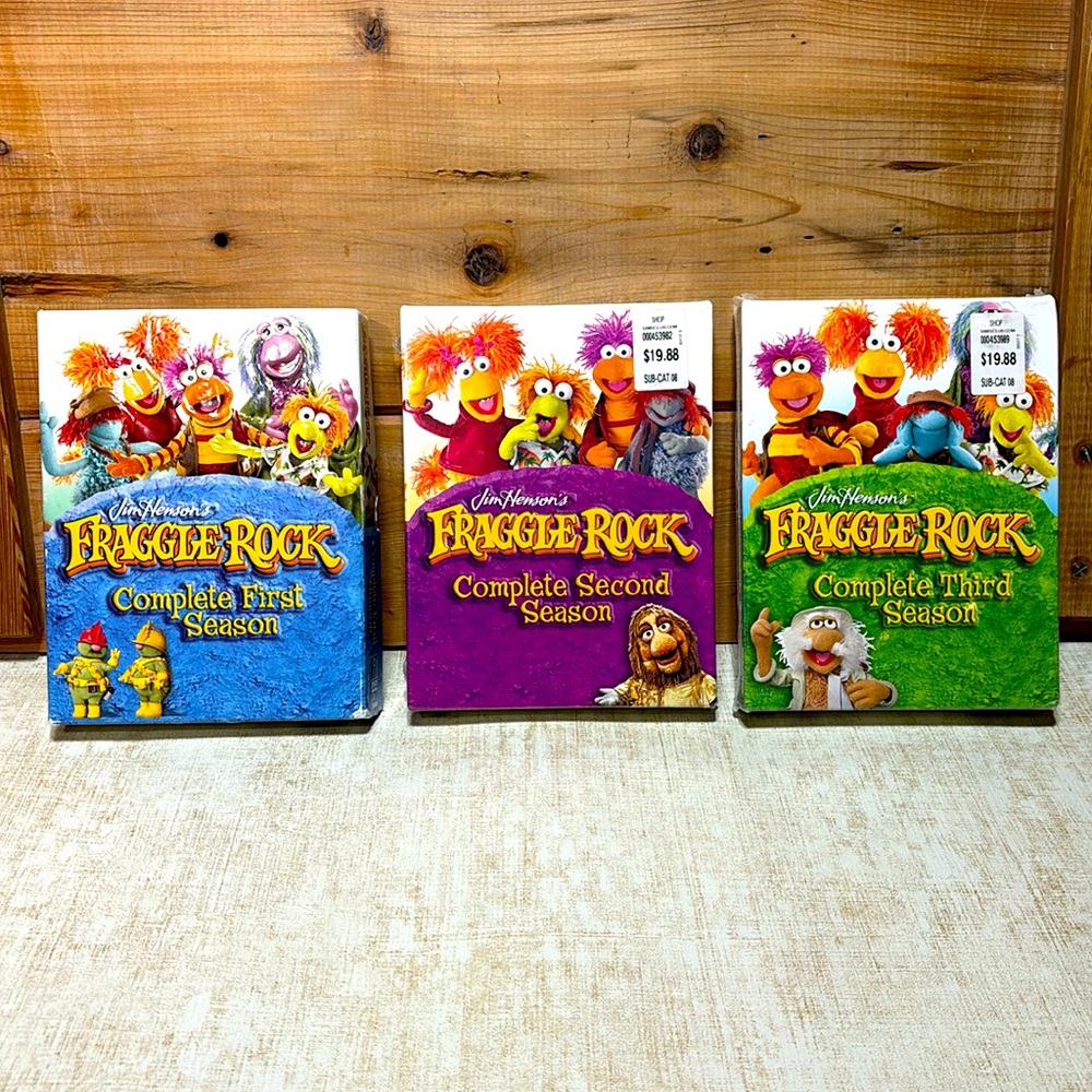 Fraggle Rock - Complete First, Second and Third Seasons DVD's (UEC, NIP)  2009